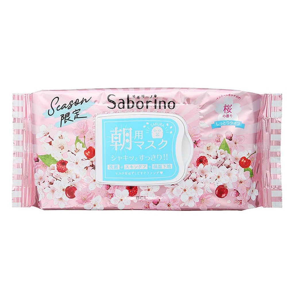 BCL Saborino Morning Face Mask 28 Sheets -  Sakura