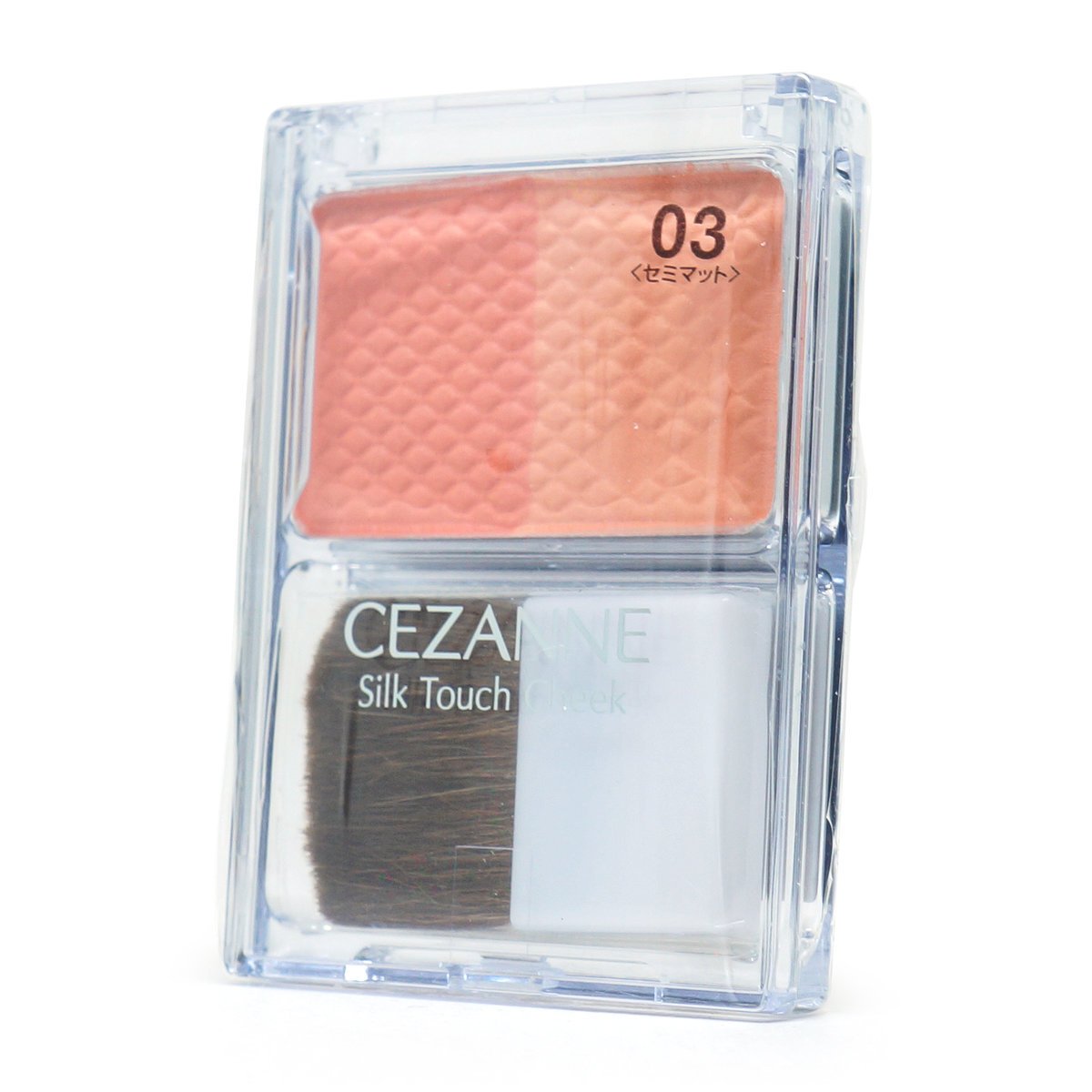 CEZANNE Silk Touch Cheek with Brush 40g #03 Orange