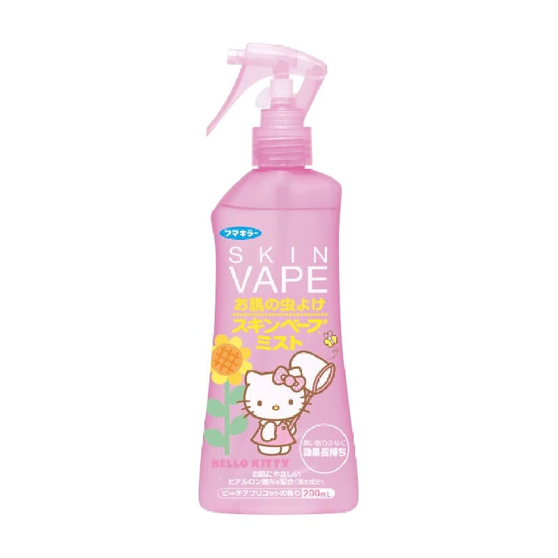 Fumakilla Skin Vape Mosquito Repellent Spray 200ml - Hello Kitty 