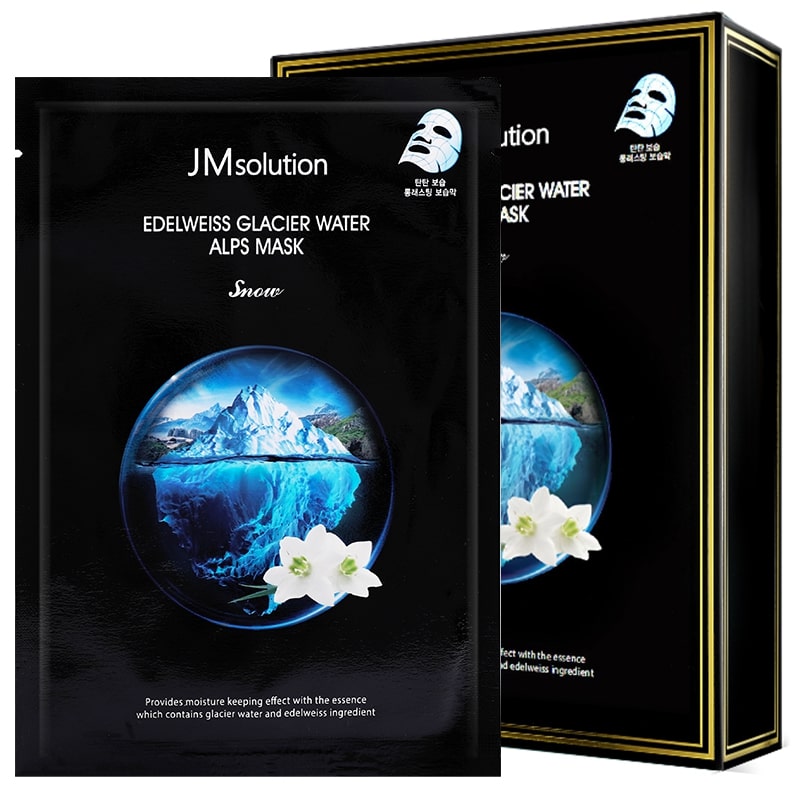 JM Solution Edelweiss Glacier Water Alps Mask Snow (10pcs)