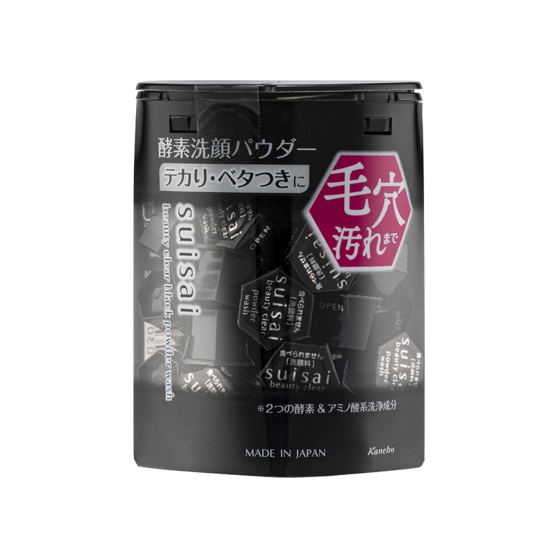 Kanebo Suisai Beauty Clear Black Powder Wash 0.4g x 32 Pieces