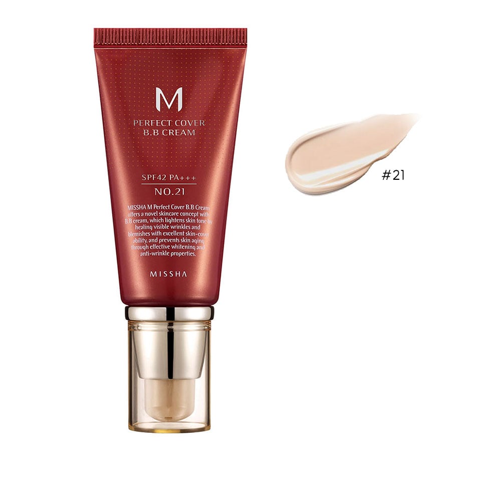 Missha Perfect Cover BB Cream SPF42 PA+++ #C21 Light Beige (50ml)