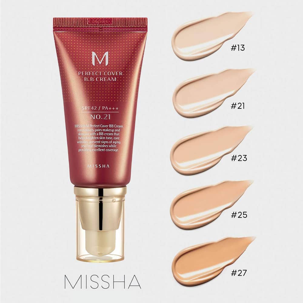 Missha Perfect Cover BB Cream SPF42 PA+++ #C23 Natural Beige (50ml)