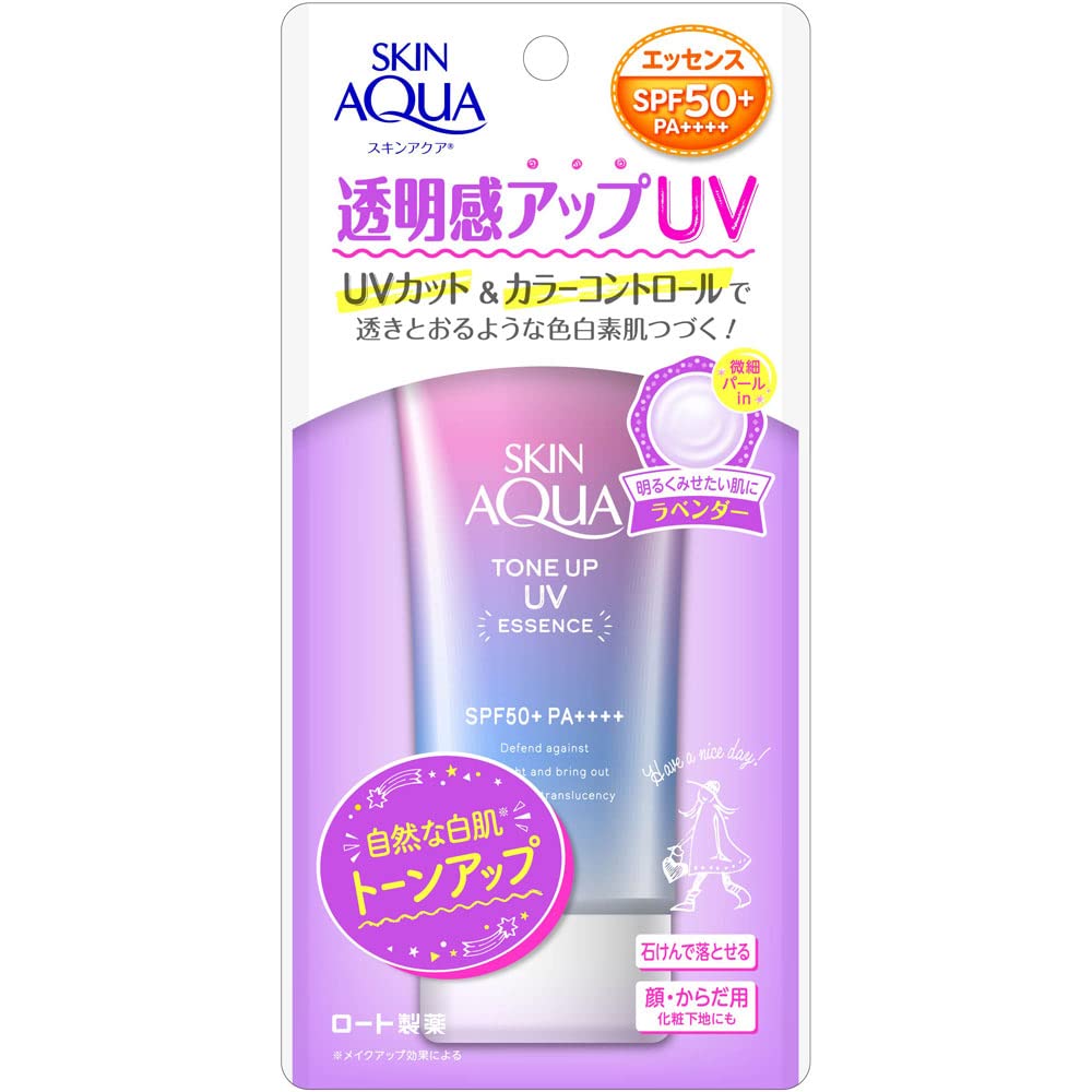 Rohto Skin Aqua Tone Up UV Essence SPF50+ PA++++
