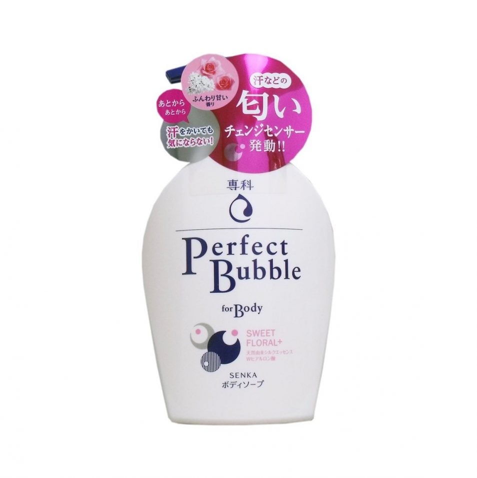 Shiseido Senka Perfect Bubble for Body Sweet Floral 500ml (White)
