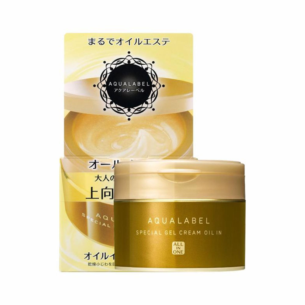 Shiseido Aqua Label Special Gel Cream Oil In 90g - Gold