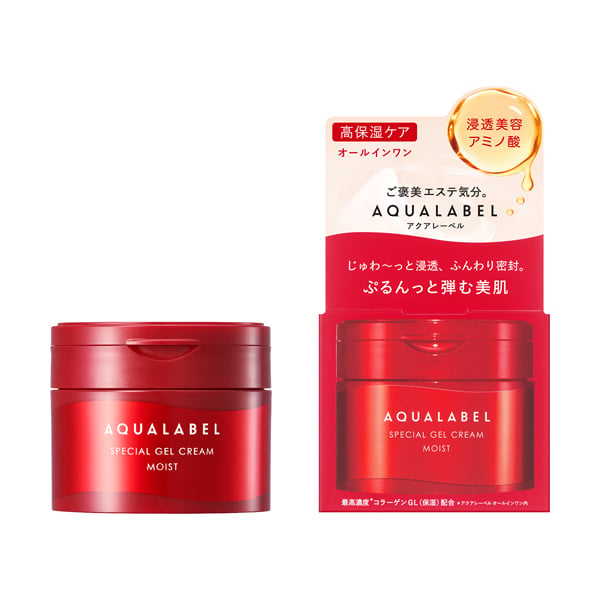 Shiseido Aqua Label Special Gel Cream Moist 90g - Red