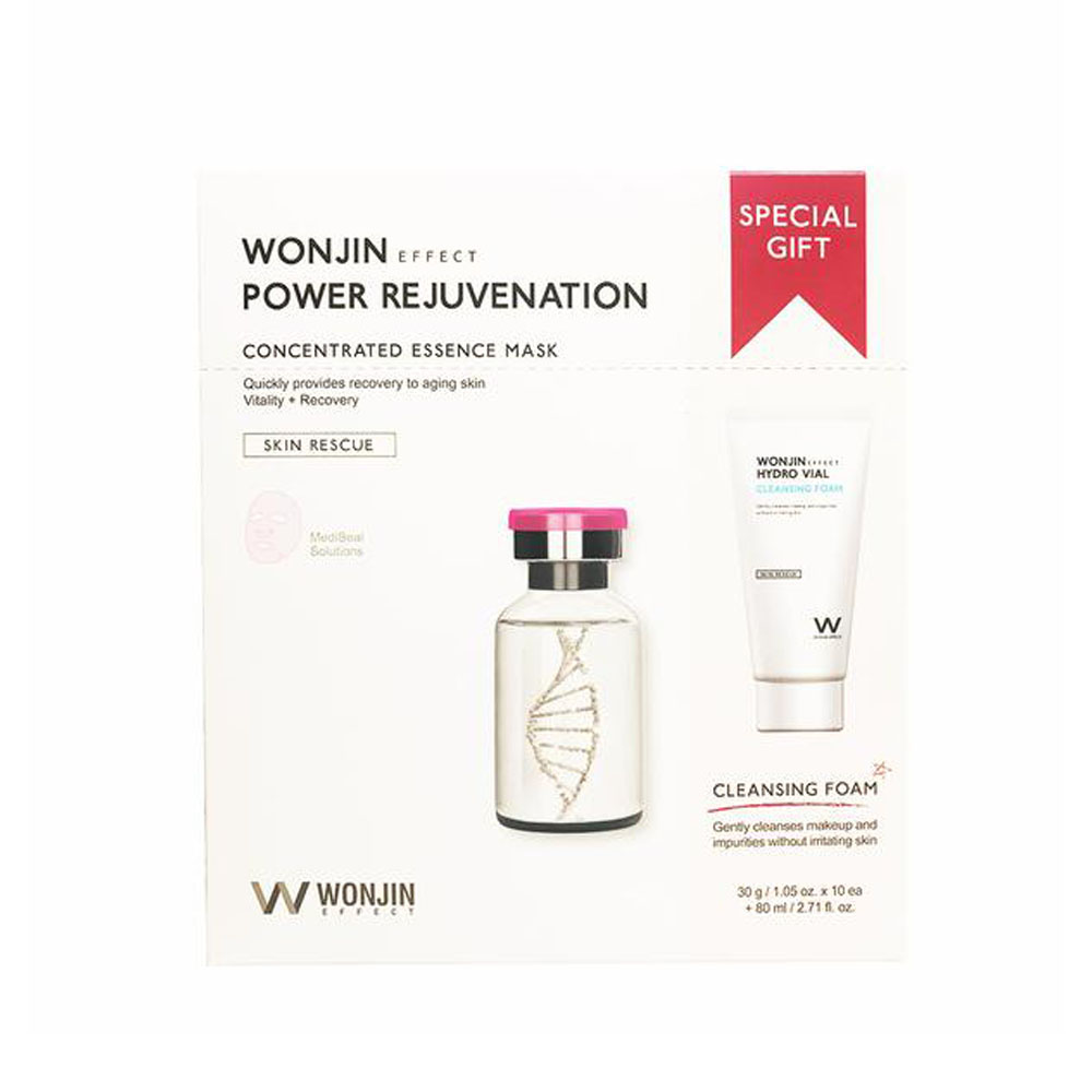 Wonjin Medi Cell Rejuvenation Concentrated Ampoule Mask (10pcs) Special Set - Pink