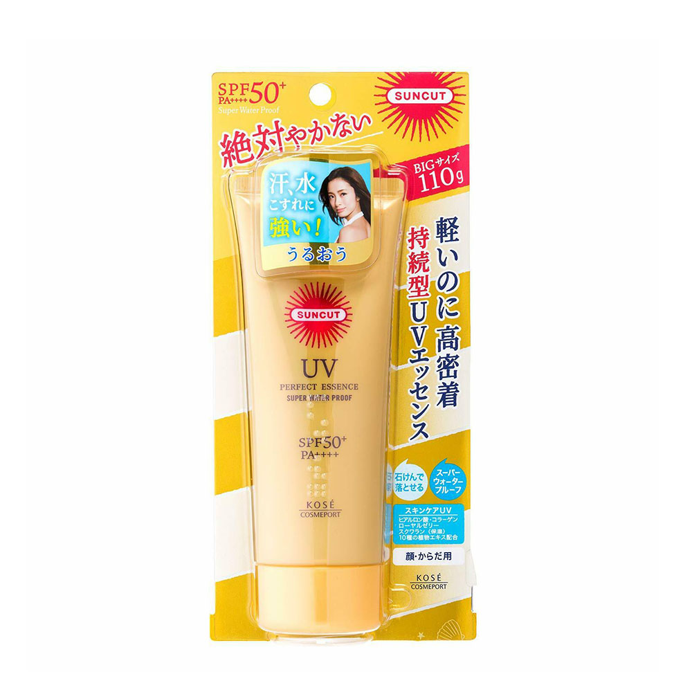 Kose Suncut UV Perfect Essence Super Waterproof 110g SPF50+PA++++
